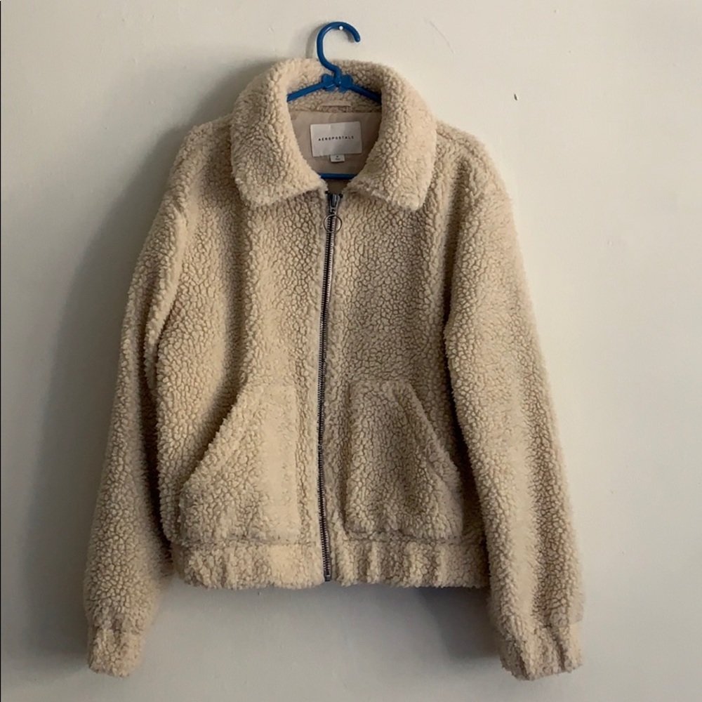 light and cozy teddy bear jacket